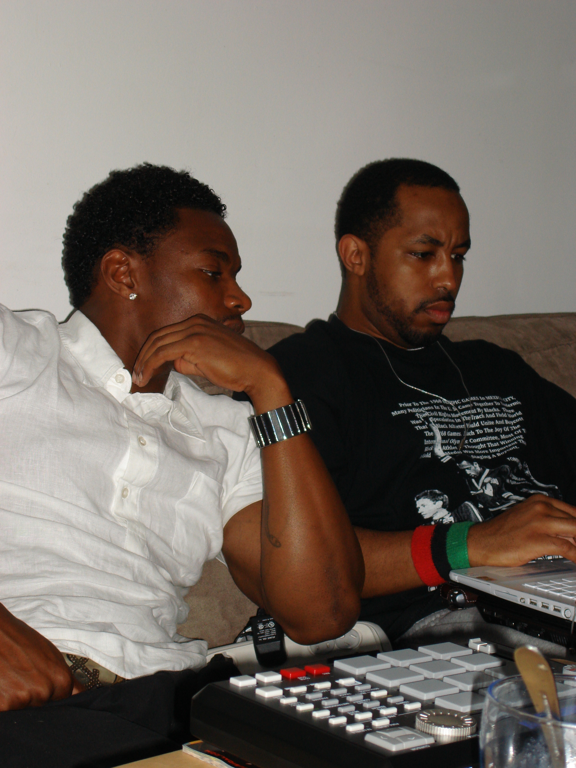 Skytzmatic and Son of Soul making beats